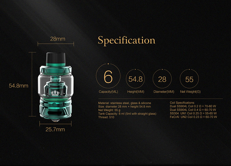 Uwell Crown 4  IV Tank - 6ml