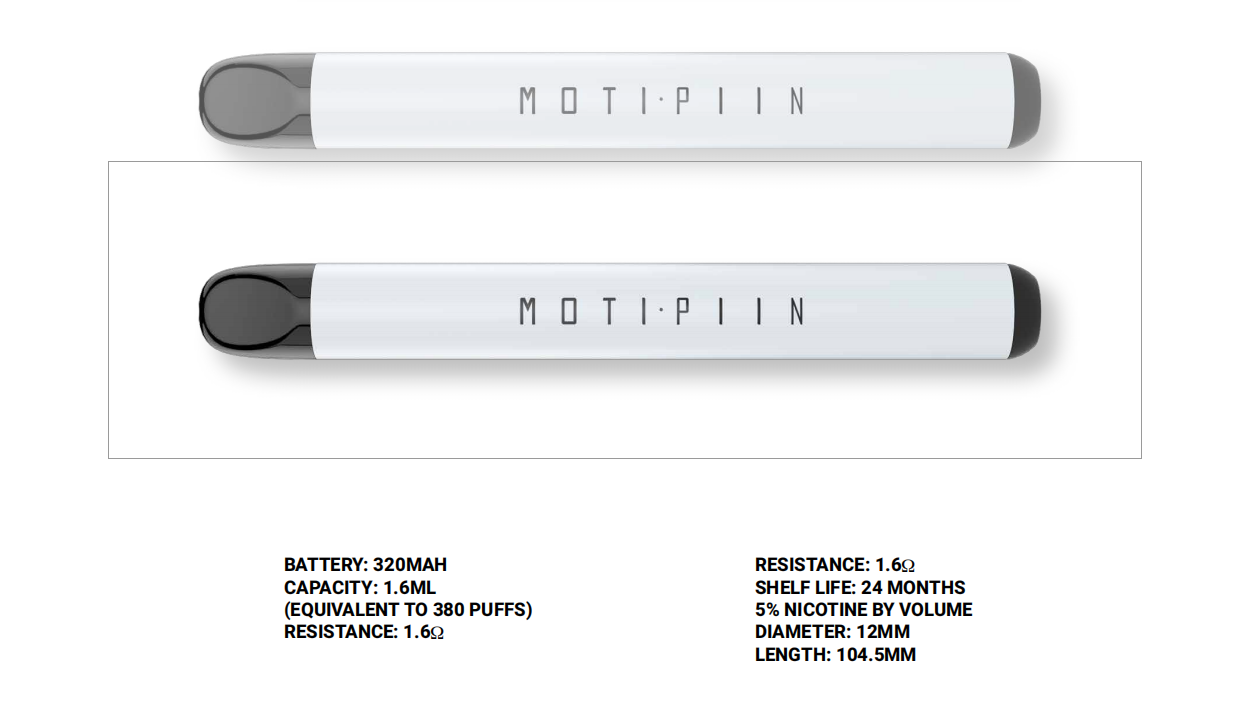 MOTI PIIN Disposable Pod Kit