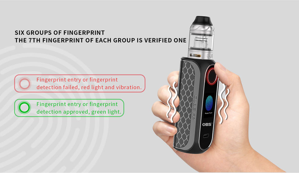 OBS Cube FP Fingerprint 80w Box Kit 4ml/2ml