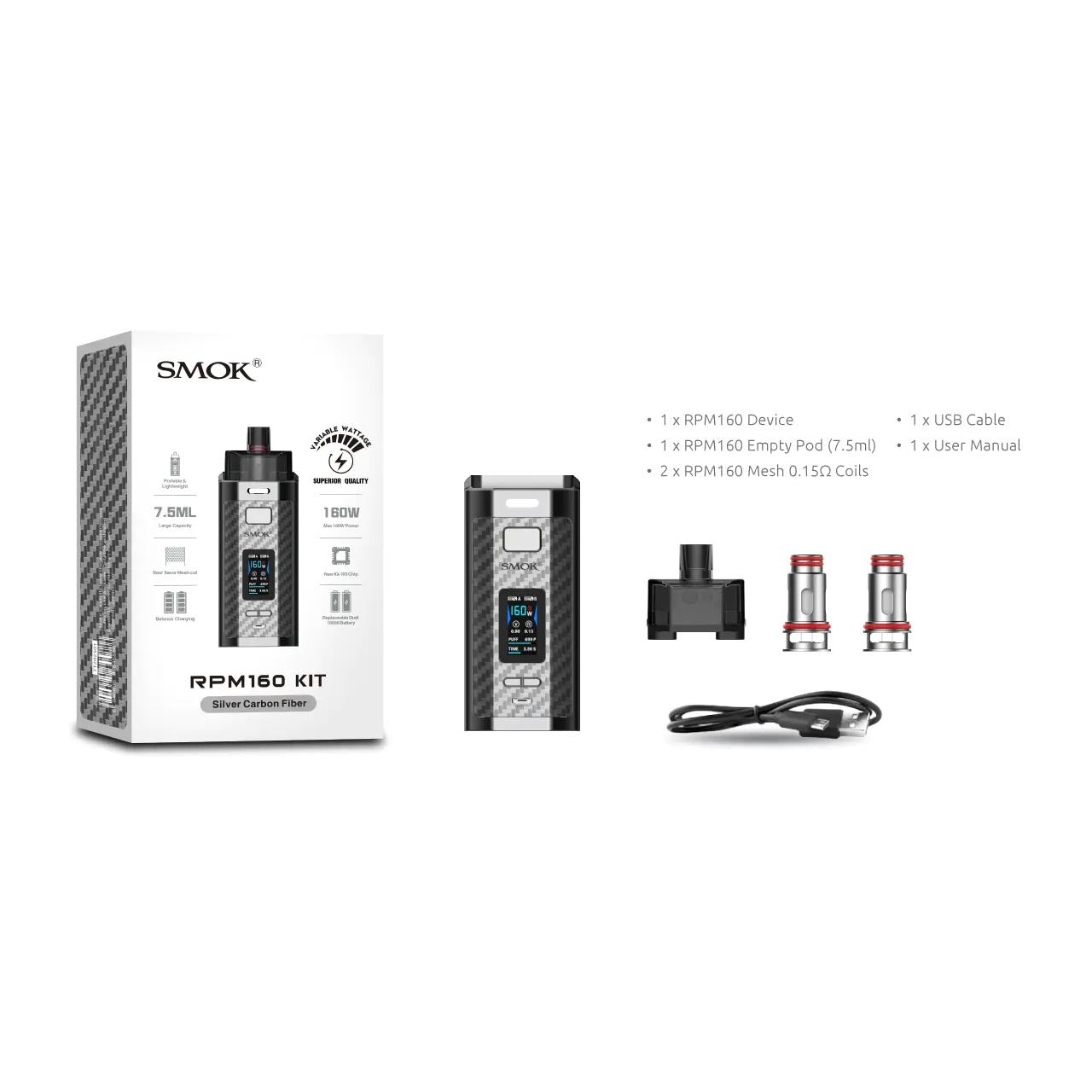 Smok RPM160 Pod Kit 7.5ml