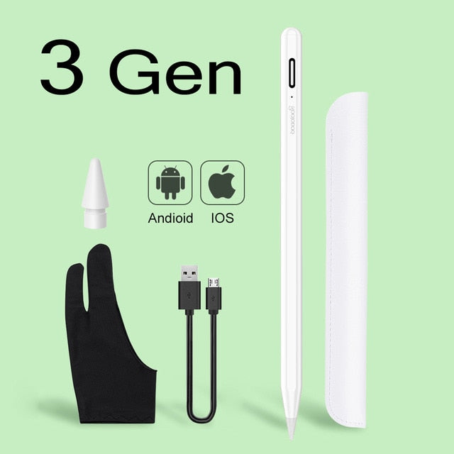 For iPad Pencil Stylus Pen for Apple Pencil 1 2 Touch Pen for Tablet IOS Android Stylus Pen for iPad Xiaomi Huawei Pencil Phone